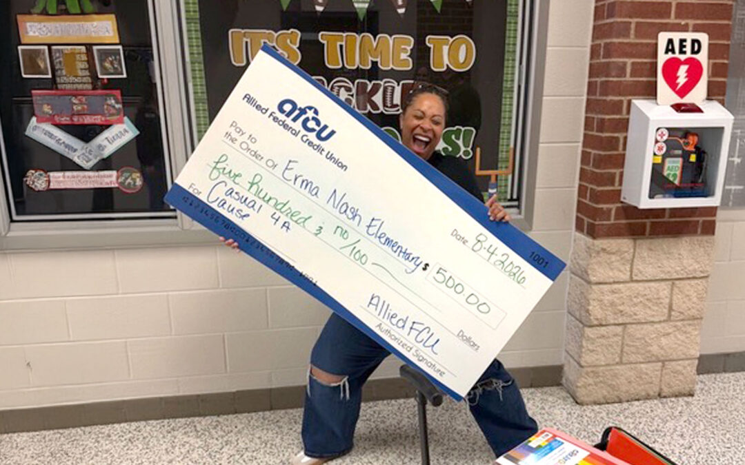 AlliedFCU Members and Employees Donated Supplies and $2,000 to Four Local School